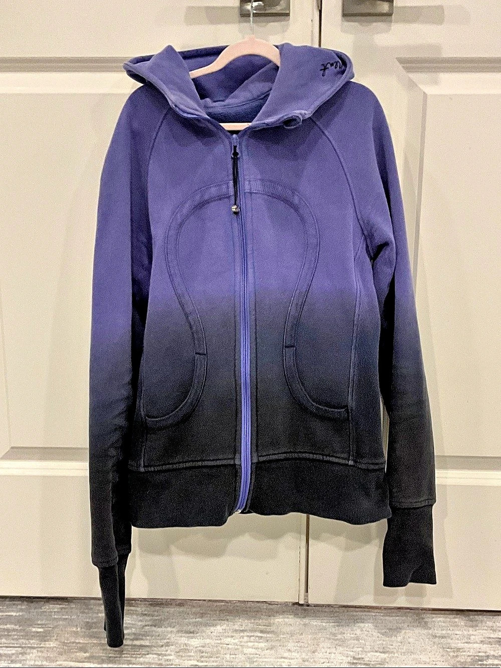 lululemon Scuba Hoodie *Dip Dye in Purple & Black